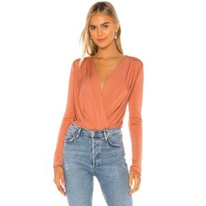 Free People Plunge Neck Bodysuit
